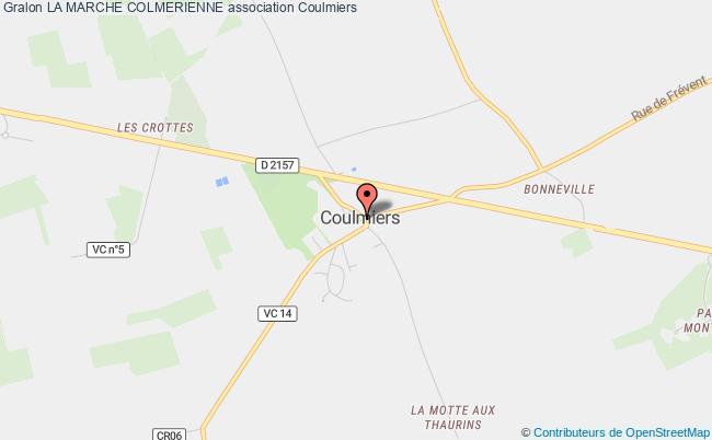 plan association La Marche Colmerienne Coulmiers
