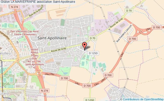 plan association La Mariefrapie Saint-Apollinaire