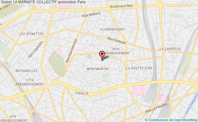 plan association La Marmite Collectif Paris