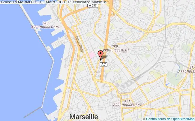 plan association La Marmotte De Marseille 13 Marseille