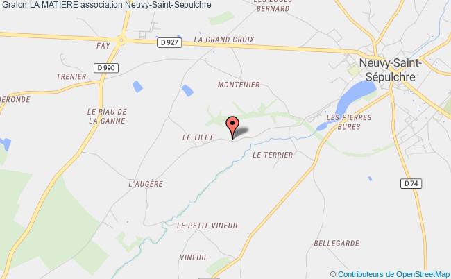 plan association La Matiere Neuvy-Saint-Sépulchre