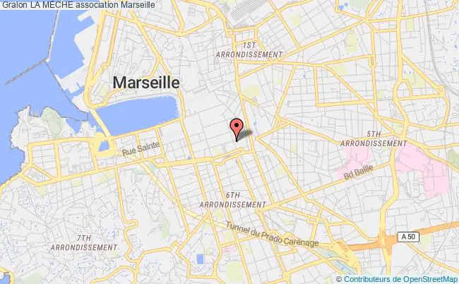 plan association La MÈche Marseille