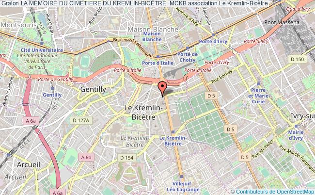 LA MÉMOIRE DU CIMETIERE DU KREMLIN-BICÊTRE  MCKB