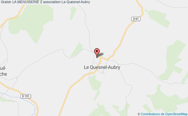 plan association La Menuiserie 2 Quesnel-Aubry