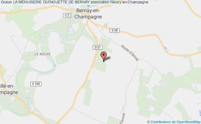 plan association La Menuiserie Guinguette De Bernay Neuvy-en-Champagne