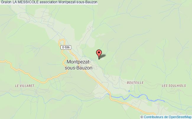 plan association La Messicole Montpezat-sous-Bauzon