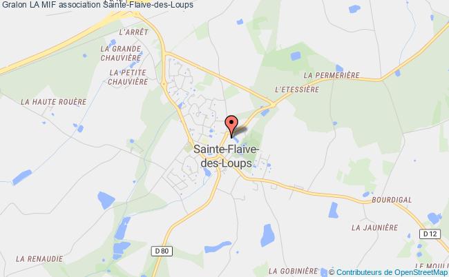 plan association La Mif Sainte-Flaive-des-Loups