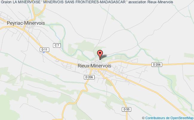 plan association La Minervoise ' Minervois Sans Frontieres-madagascar ' Rieux-Minervois