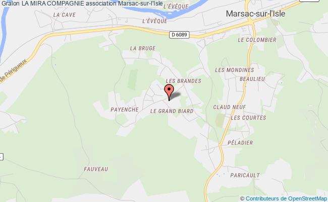 plan association La Mira Compagnie Marsac-sur-l'Isle