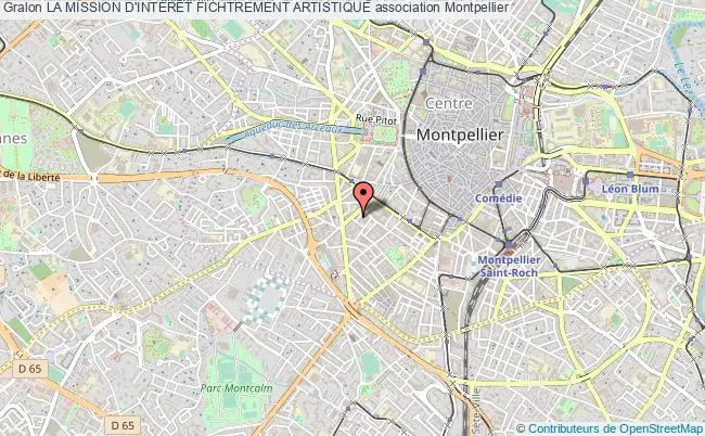 plan association La Mission D'intÉrÊt Fichtrement Artistique Montpellier