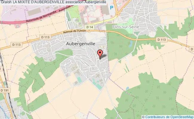 plan association La Mixite D'aubergenville Aubergenville