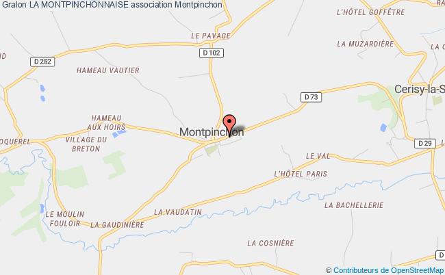 plan association La Montpinchonnaise Montpinchon