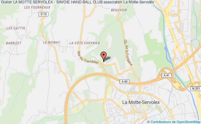 plan association La Motte Servolex - Savoie Hand Ball Club La    Motte-Servolex