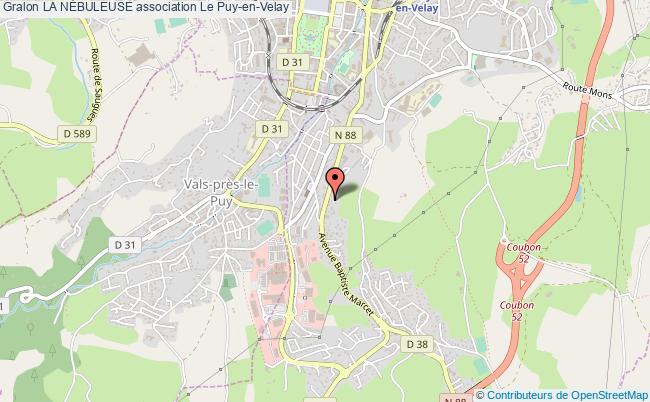 plan association La NÉbuleuse Le Puy-en-Velay