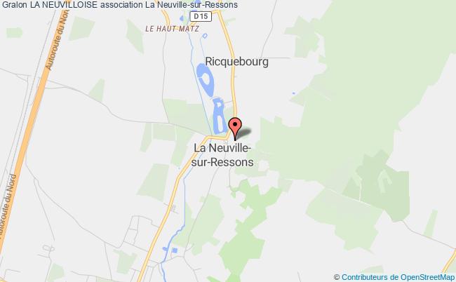 plan association La Neuvilloise La Neuville-sur-Ressons