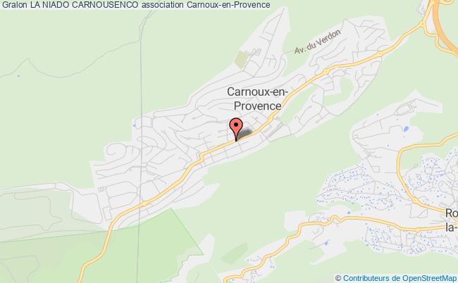 plan association La Niado Carnousenco Carnoux-en-Provence