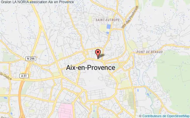 plan association La Noria Aix-en-Provence