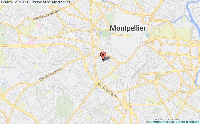 plan association La Notte Montpellier