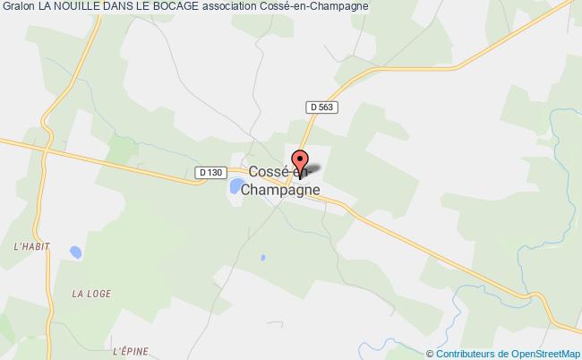 plan association La Nouille Dans Le Bocage Cossé-en-Champagne