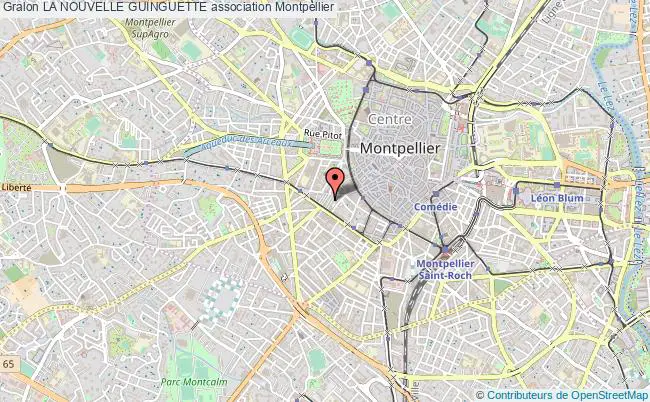 plan association La Nouvelle Guinguette Montpellier