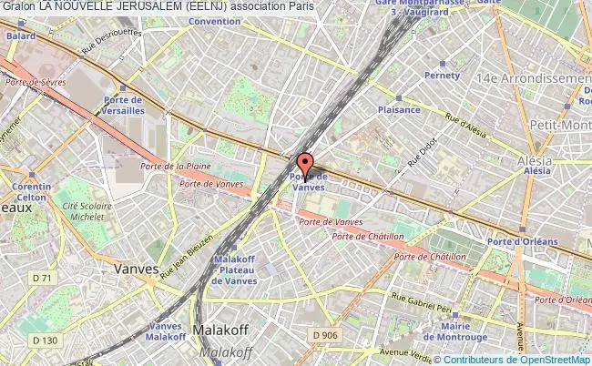 plan association La Nouvelle Jerusalem (eelnj) Paris
