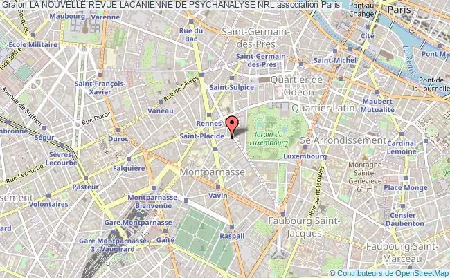 plan association La Nouvelle Revue Lacanienne De Psychanalyse Nrl Paris