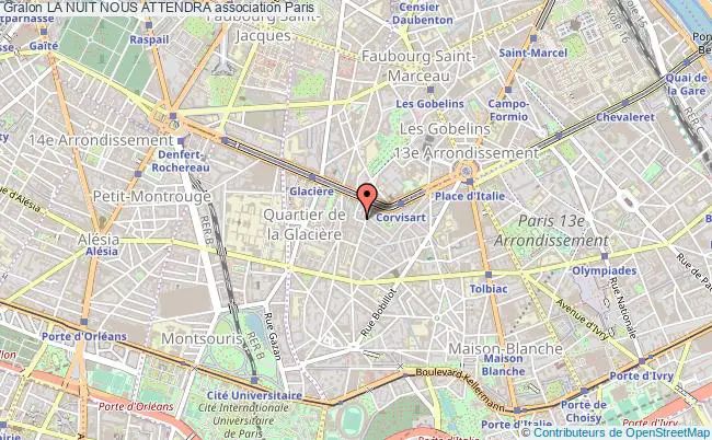 plan association La Nuit Nous Attendra Paris