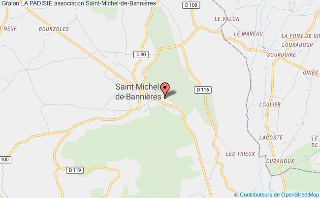 plan association La Padisie Saint-Michel-de-Bannières