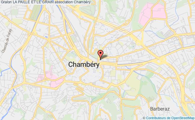 plan association La Paille Et Le Grain Chambéry