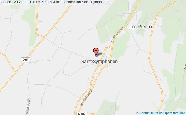 plan association La Palette Symphorinoise Saint-Symphorien