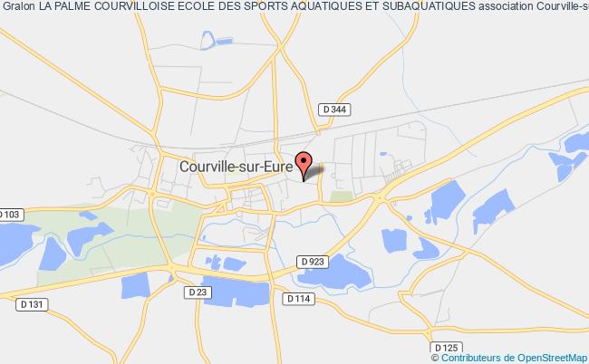 plan association La Palme Courvilloise Ecole Des Sports Aquatiques Et Subaquatiques Courville-sur-Eure
