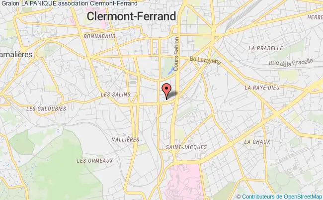 plan association La Panique Clermont-Ferrand