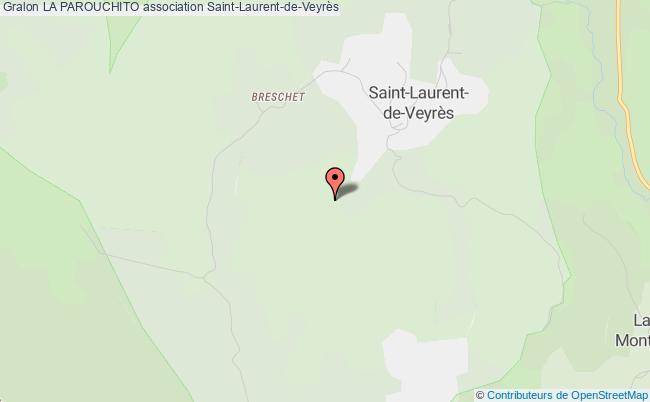 plan association La Parouchito Saint-Laurent-de-Veyrès