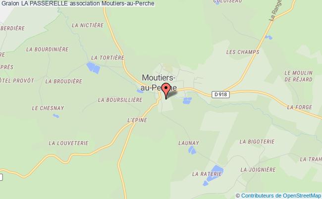 plan association La Passerelle Moutiers-au-Perche