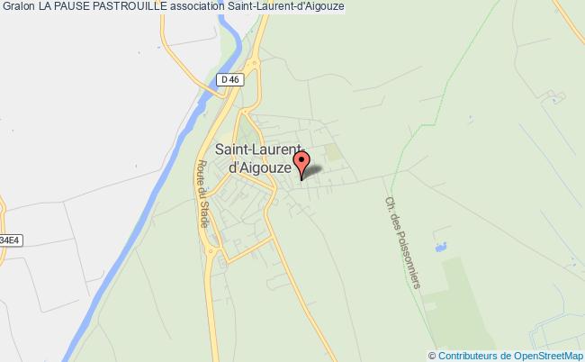 plan association La Pause Pastrouille Saint-Laurent-d'Aigouze