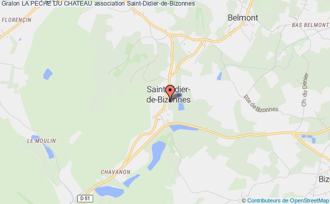 plan association La Peche Du Chateau Saint-Didier-de-Bizonnes