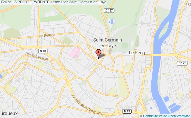 plan association La Pelote Patiente Saint-Germain-en-Laye