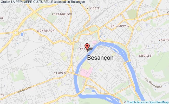 plan association La Pepiniere Culturelle Besançon