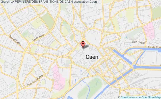 plan association La PÉpiniÈre Des Transitions De Caen Caen