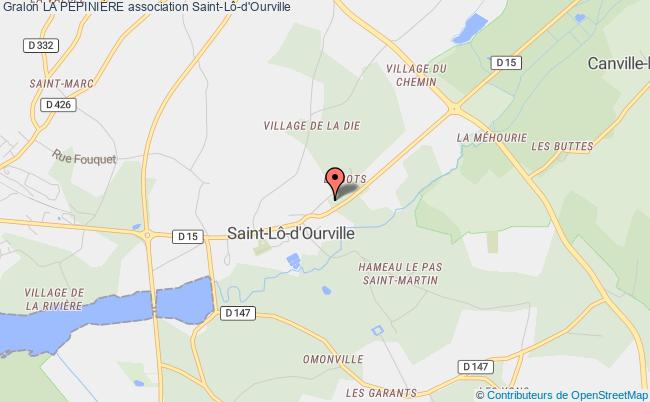plan association La PÉpiniÈre Saint-Lô-d'Ourville