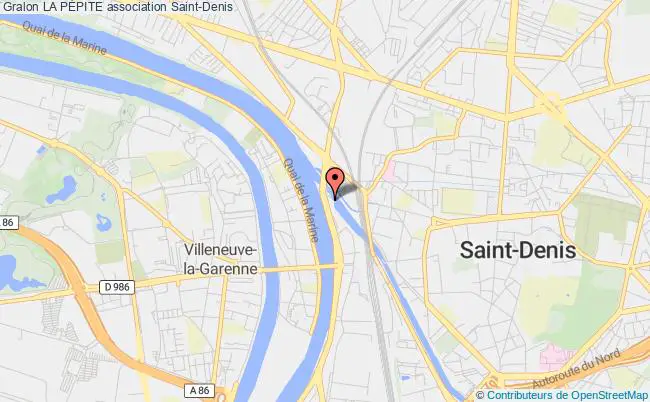 plan association La PÉpite Saint-Denis