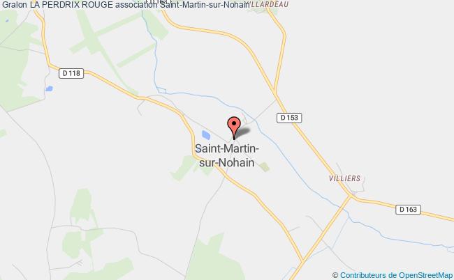plan association La Perdrix Rouge Saint-Martin-sur-Nohain