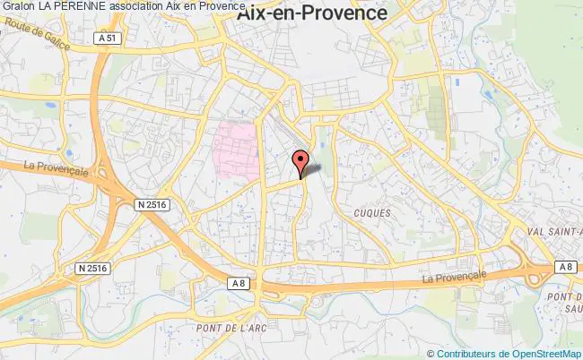 plan association La Perenne Aix-en-Provence