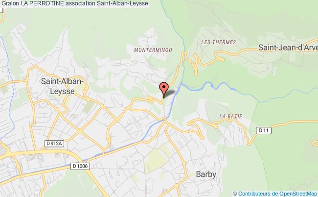 plan association La Perrotine Saint-Alban-Leysse