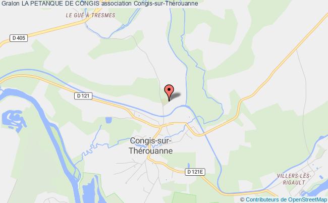 plan association La Petanque De Congis Congis-sur-Thérouanne