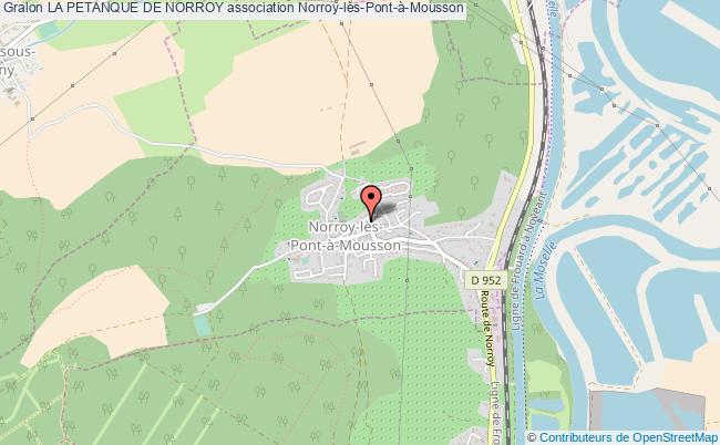 plan association La Petanque De Norroy Norroy-lès-Pont-à-Mousson