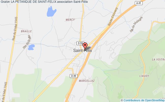 plan association La Petanque De Saint-felix Saint-Félix