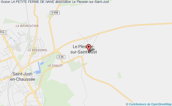 plan association La Petite Ferme De NanÉ Le    Plessier-sur-Saint-Just