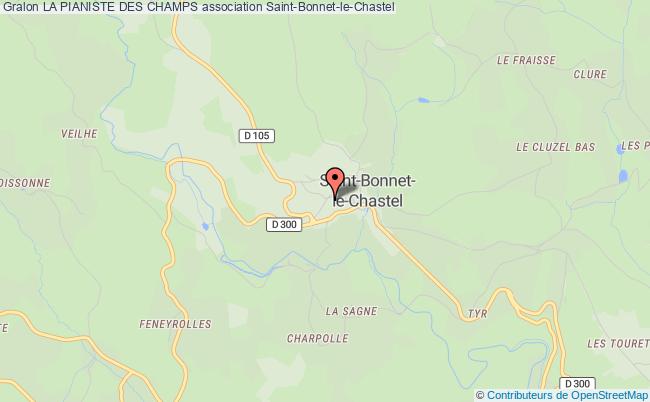 plan association La Pianiste Des Champs Saint-Bonnet-le-Chastel