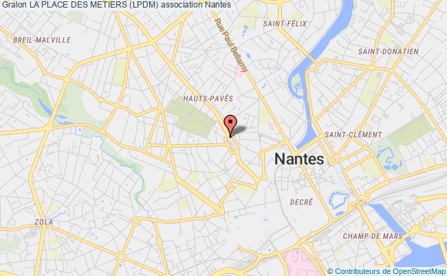 plan association La Place Des Metiers (lpdm) Nantes